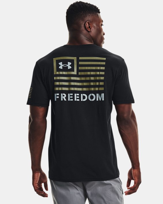 Men's UA Freedom Banner T-Shirt, Black, pdpMainDesktop image number 0